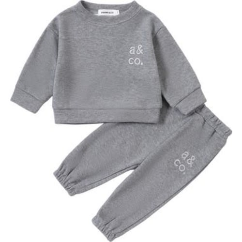 Sweatshirt & Sweatpants Set, 3-6 M