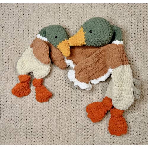 Duck Knotted Snuggler | Duck Lovey | Mallard