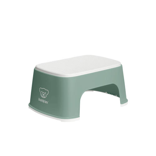 Step Stool: Deep green/White