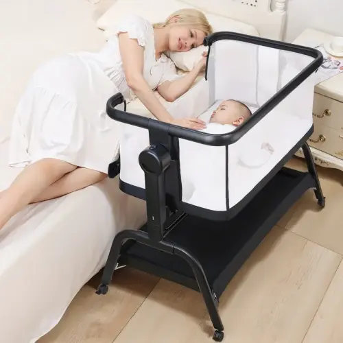 MOREFEEL Bedside Cribs 3 in 1 Baby Bassinet Bedside Sleeper with - TikTok Shop