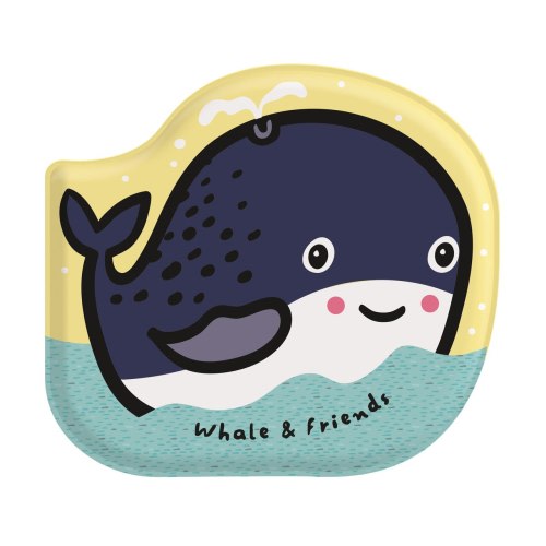 Whale & Friends: Watch me change color in water! (Cloth/Bath Book) | Indigo