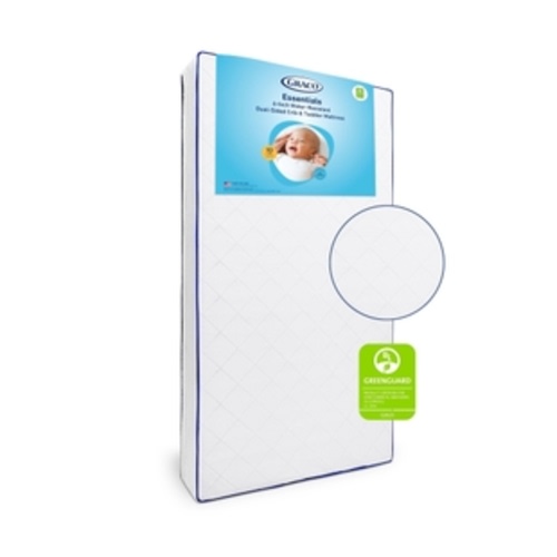 Graco 6-Inch Essentials Waterproof Dual-Sided Crib and Toddler Mattress