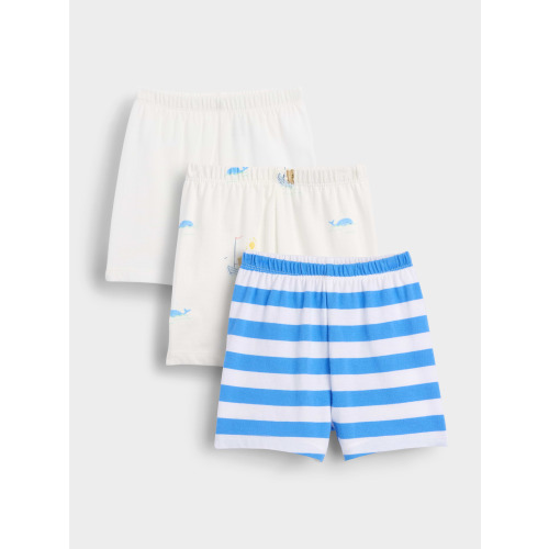 Baby First Favorites Organic Cotton Pull-On Shorts (3-Pack)