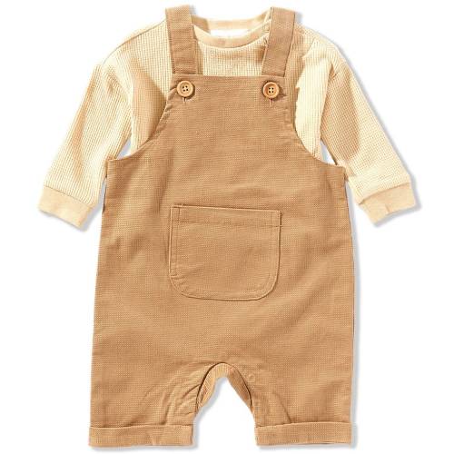 Scene&Heard Baby Boys Two-Piece Corduroy Overall Set
