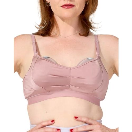 The Do Anything Nursing Bra for Breastfeeding & Hands Free Pumping, Wireless, Adjustable Maternity Bra, Versatile