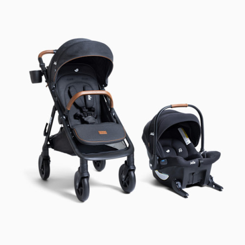 Caraway Whirl And Mint Latch Travel System - Shale