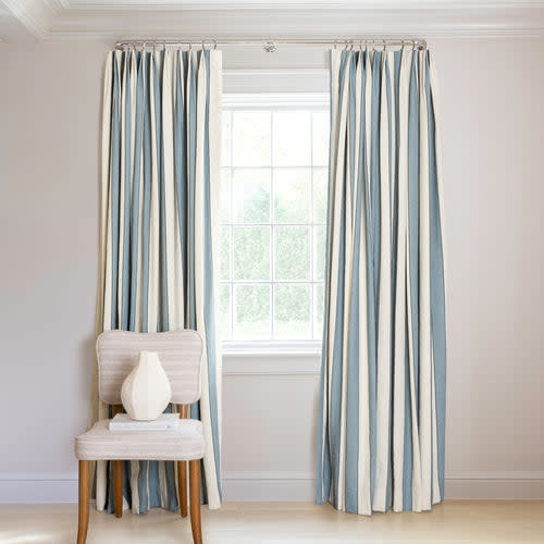 Custom Chenille Curtain: Willow Orchid - Pepper Home