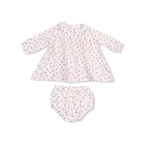 Peter Pan Collar Dress & Bloomer, Carrie Floral