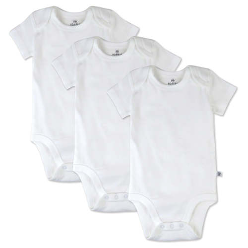 3-Pack Organic Cotton Short Sleeve Bodysuits | Honest Baby Clothing