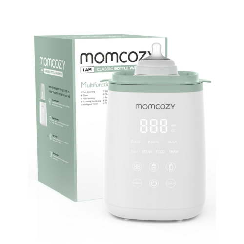 Momcozy Baby Bottle Warmer, 6-in-1 Baby Milk Warmer with Smart Temperature Control, Breastmilk Warmer, Fast Baby Food Heater, Steam Sterilizer
