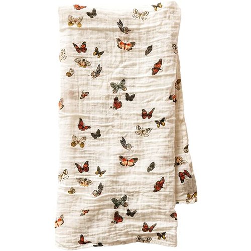 CLEMENTINE KIDS Muslin Infant Swaddles (Butterfly Swarm)