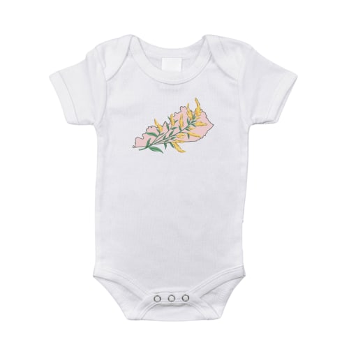 Kentucky Goldenrod Baby Onesie Everyday Newborn Outfit