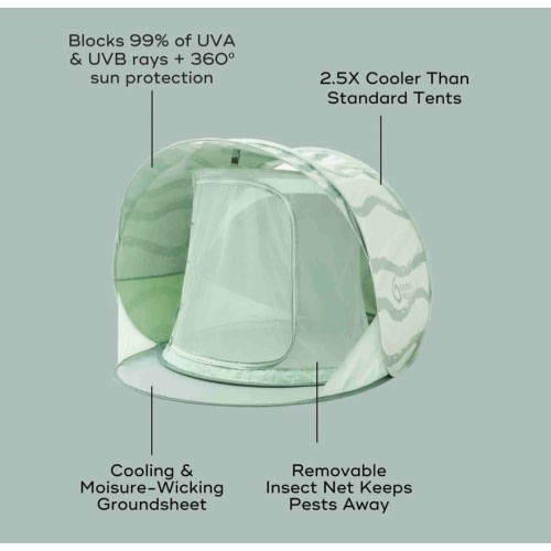 Moov & Protect Anti-UV, Cooling Baby Beach Tent