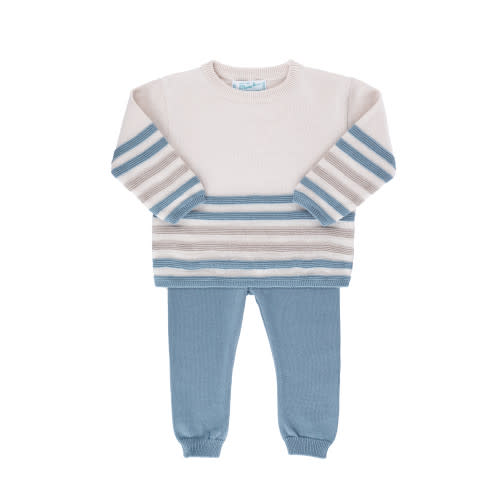 Striped Knit Set