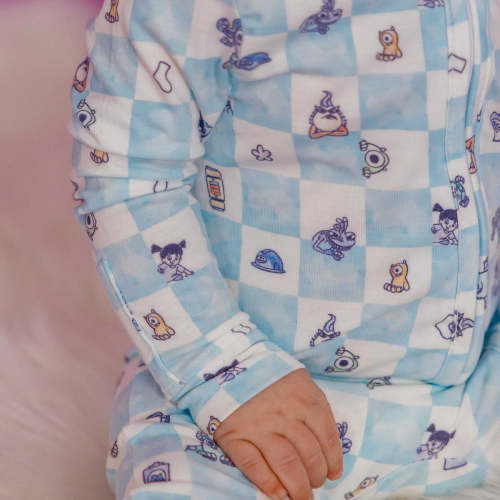 Zip-Up Footie Pajama - Monsters, Inc. Medley