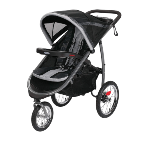 Graco FastAction Fold Jogger Stroller with Quick Connect, 2022, Gotham