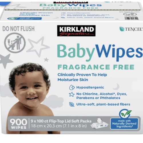 Kirkland Signature Baby Wipes Fragrance Free
