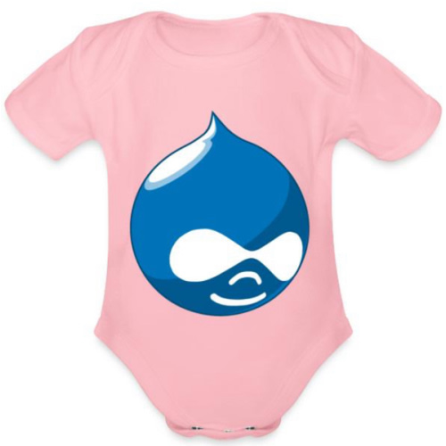 Organic Short Sleeve Baby Bodysuit | Drupal Swag Shop
