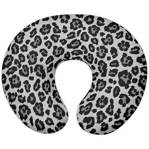Leopard Nursing Pillow Cover for Infant Removable Neutral Breastfeeding Pillow Cover with Hidden Zipper Soft Stretchy Breastfeeding Pillow Slipcover