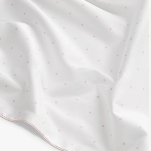 Classic Polka Dot Crib Sheet - Pink