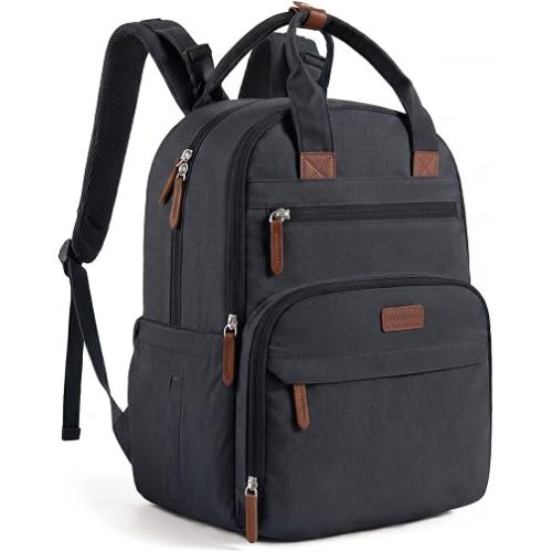 mommore Diaper Bag Backpack, Large Baby Bag for Boy Girl Toddler with Changing Pad, Travel Essentials Diaper Backpack for Mom Dad, Baby Shower Gifts