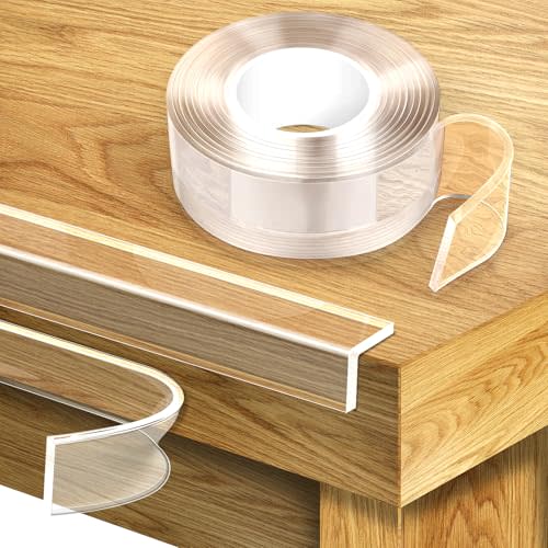 Corner Protectors Baby Proofing,Clear Corner Protector,Soft Edge Protector 6.6ft(2M) Corner Guards Furniture Corner&Edge Safety Bumpers with Upgraded Strong Adhesive for Furniture&Sharp Corners