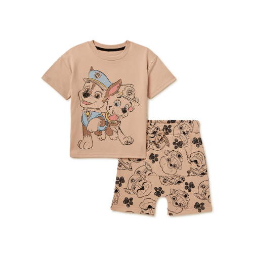 Paw Patrol Toddler Boys T-Shirt and Shorts, 2-Piece Set, Sizes 12 Months-5T