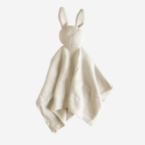 Organic Cotton Bunny Lovey, Cream