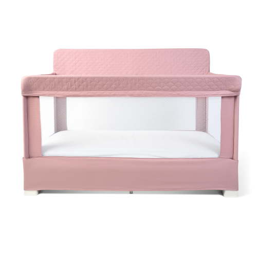 Baby Delight Lunaire Full Size Mesh Infant Infant Crib & Playard, Organic Rose