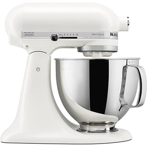 KitchenAid Artisan Series 5 Quart Tilt Head Stand Mixer, KSM150PS, Porcelain