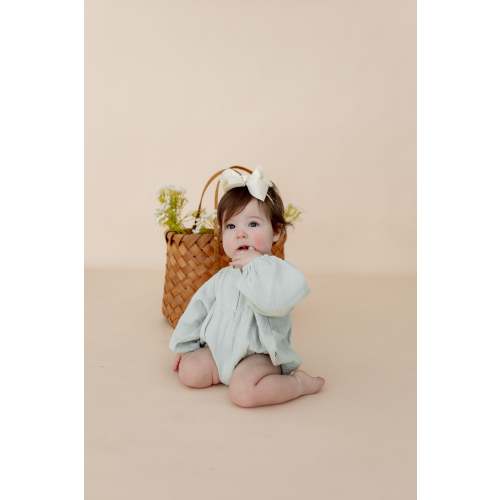 Remi Romper | Mineral Green