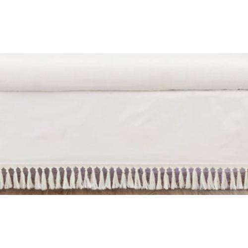 Sweet Jojo Designs® Boho Fringe Crib Skirt in Ivory - IVORY - CRIB 15" BEDSKIRT