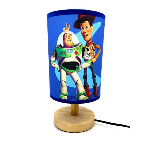 Woody Buzz Table Lamp Night Light Wood Base Room Decoration or Great Gift Ideas