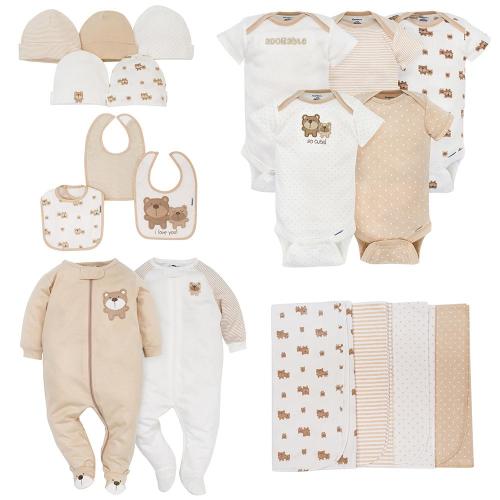 19-Piece Neutral Brown Bear Gift Set
– Gerber Childrenswear