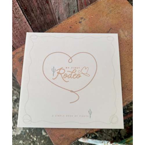 My first rodeo baby book