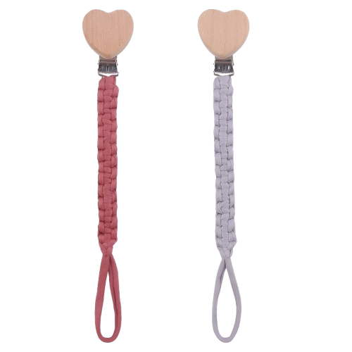 XIRQI 2Pcs Pacifier Clip,Fashionable Design Pacifier Holder,Baby Essentials Baby Pacifier Clip,Color Mixxing6