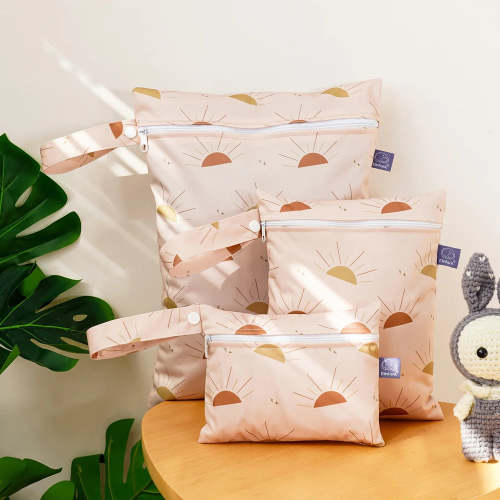 3PCS Waterproof Travel Wet Dry Bag Set - Portable & Eco-Friendly Diaper Storage