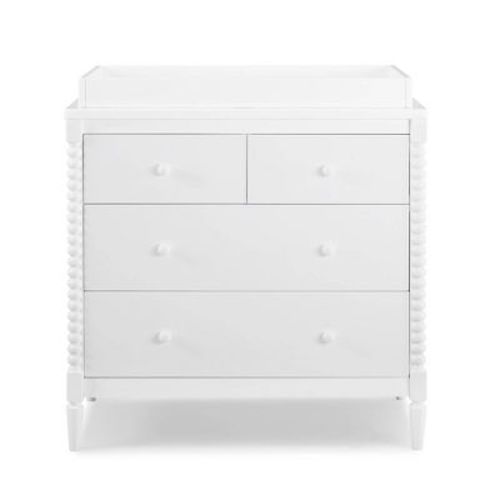 Delta Children Saint 4 Drawer Dresser with Changing Top and Interlocking Drawers