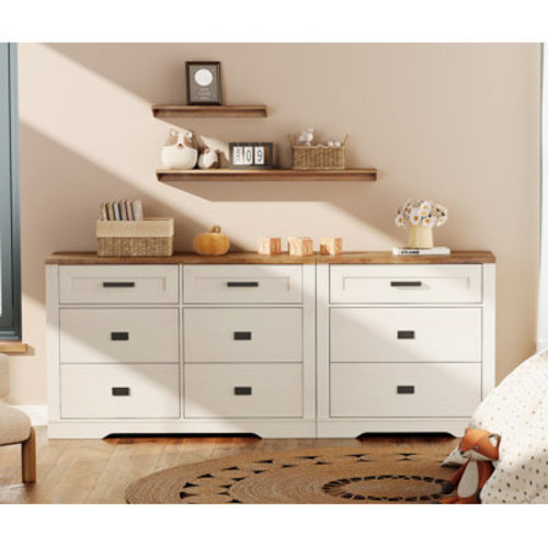 Gracie Oaks Laziza 9-Drawer Dresser Combo | Wayfair
