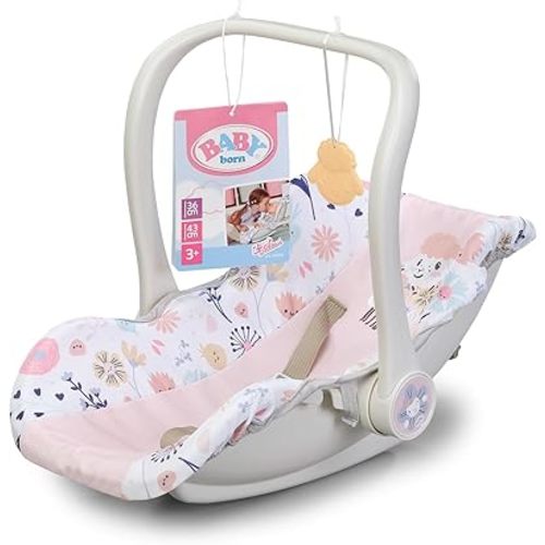 BABY born Baby Car Seat Flowers for 36cm and 43cm Dolls
