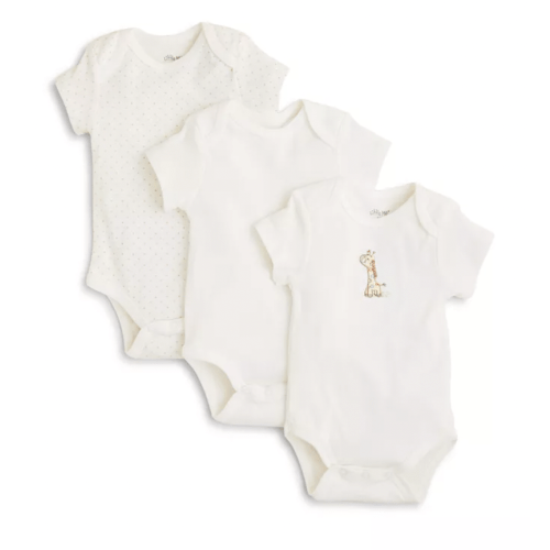 Unisex Giraffe Bodysuit, 3 Pack - Baby