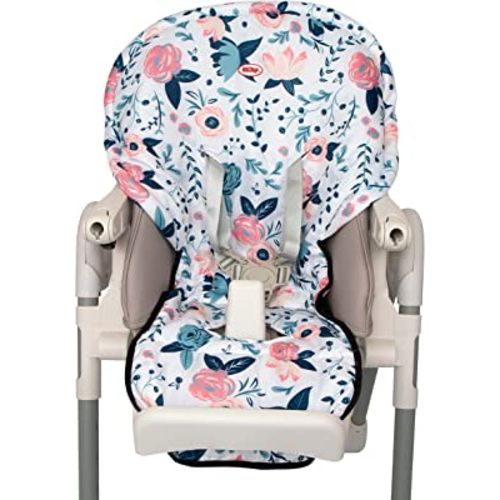Nuby High Chair Cover Protecting from Spills and Crumbs, Water Resistant, Floral Print