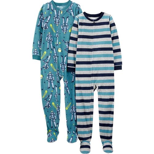 Simple Joys by Carter's Kids' Loose-fit Flame Resistant Fleece Footed Pajamas