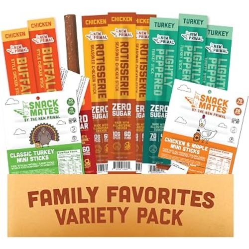 New Primal Family Variety Pack, All Natural Chicken and Turkey, 5 Flavors