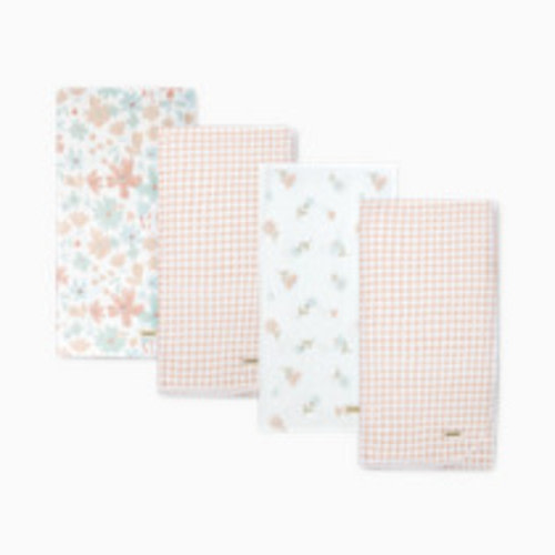 Huggies 4-Piece Flannel Receiving Blanket - Chintz Rose