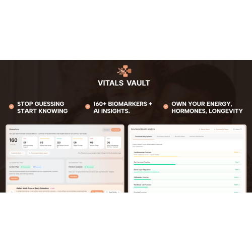 Gift Health – Give Vitals Vault Biomarker Testing