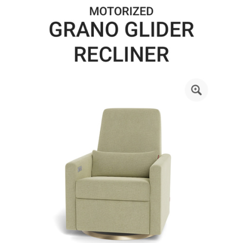 Motorized Grano Glider Recliner (Sage Green)