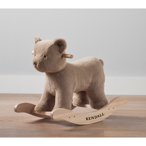 Bear Critter Plush Nursery Rocker
