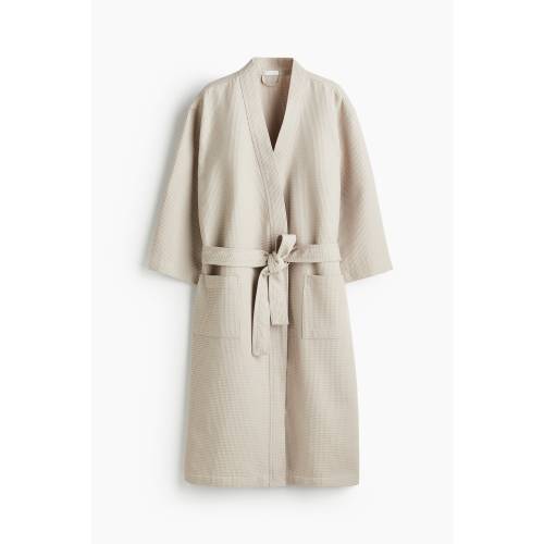 WAFFLED BATHROBE
