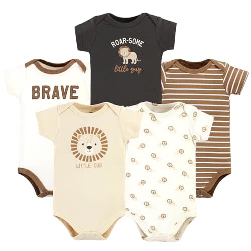Hudson Baby Unisex Baby Cotton Bodysuits, Car, 12-18 Months